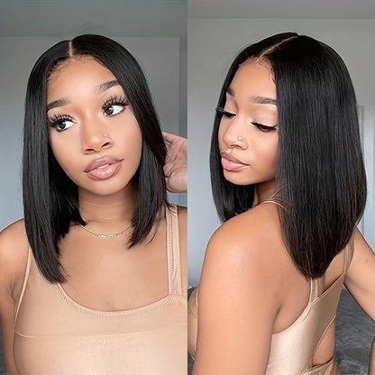 🌸 150% Density Glueless Lace Front Human Hair Wigs | 20.32-40.64 cm