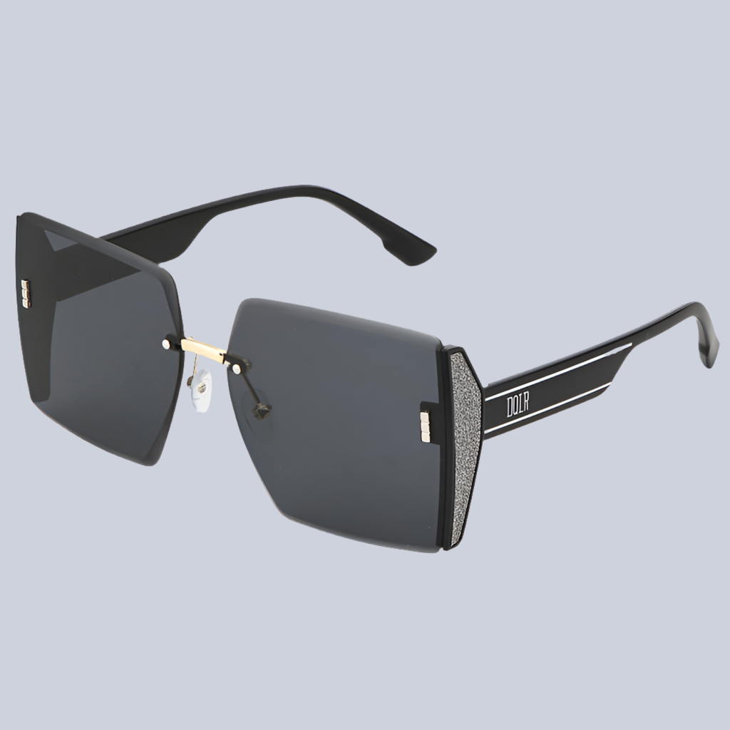 Fashion Sunglasses Square Rimless Cut-edge Summer Glasses