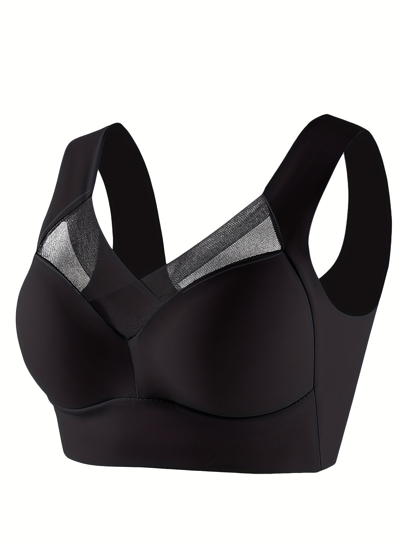 5-Piece Wireless Mesh Sports Bra Set - Ultimate Comfort & Support for Every Workout"