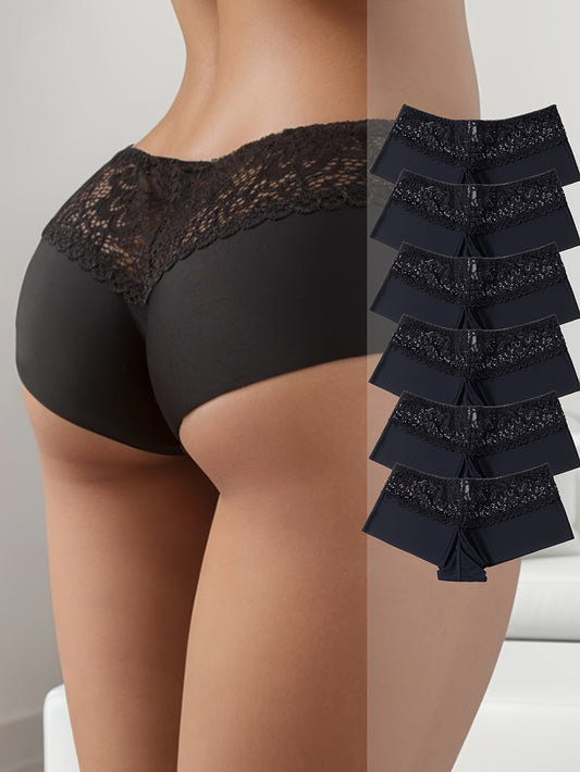 “6-Piece Women’s Lace, Elegant & Comfortable Underwear”