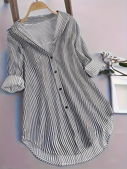 🌸Women's Striped Pattern Blouse🧥👦👧