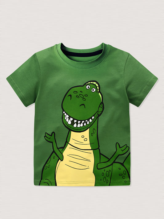 Boys' Casual Dinosaur T-Shirt -