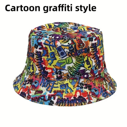 Unisex 3D Cartoon Bucket Hat | Stylish Sun Protection for Outdoor Adventures