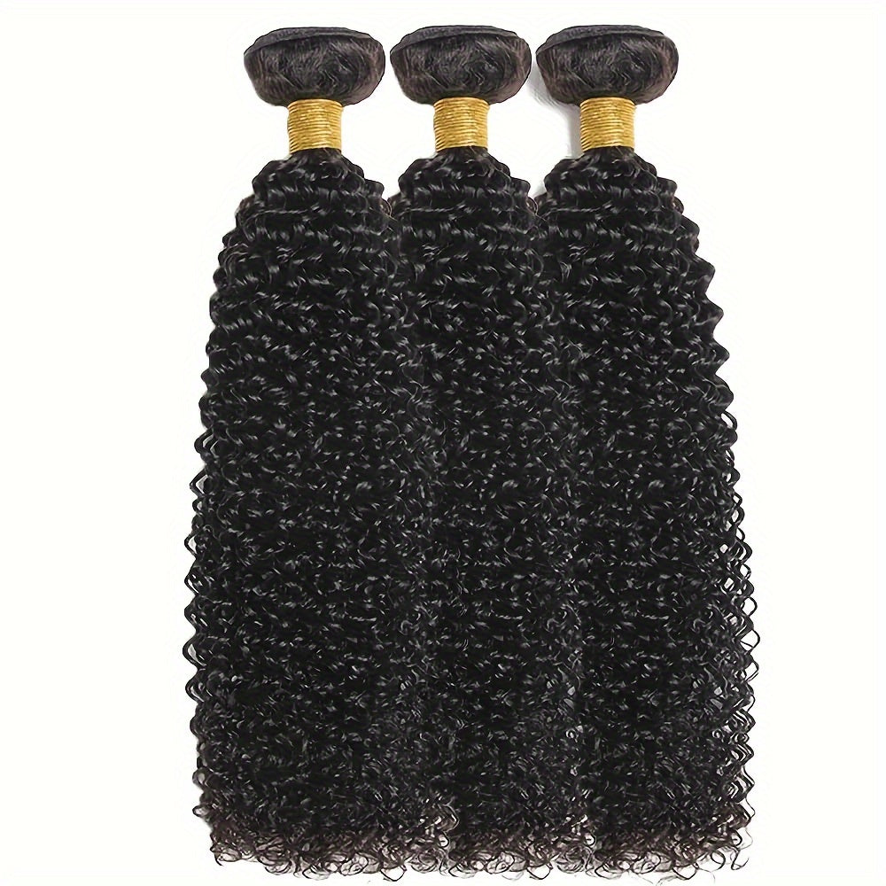 Kinky Curly Human Hair Bundles.