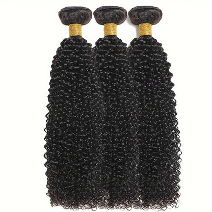 Kinky Curly Human Hair Bundles.