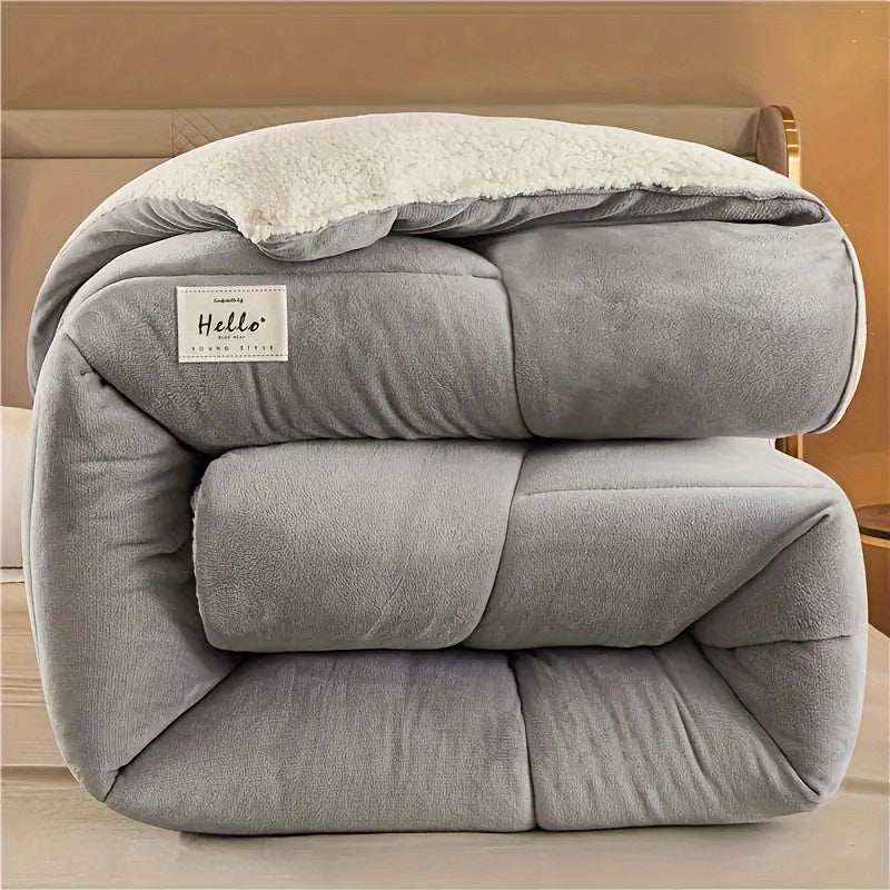 Ultra Soft Quilted Comforter - All-Season, Reversible, Machine Washable Duvet for Year-Round Comfort"