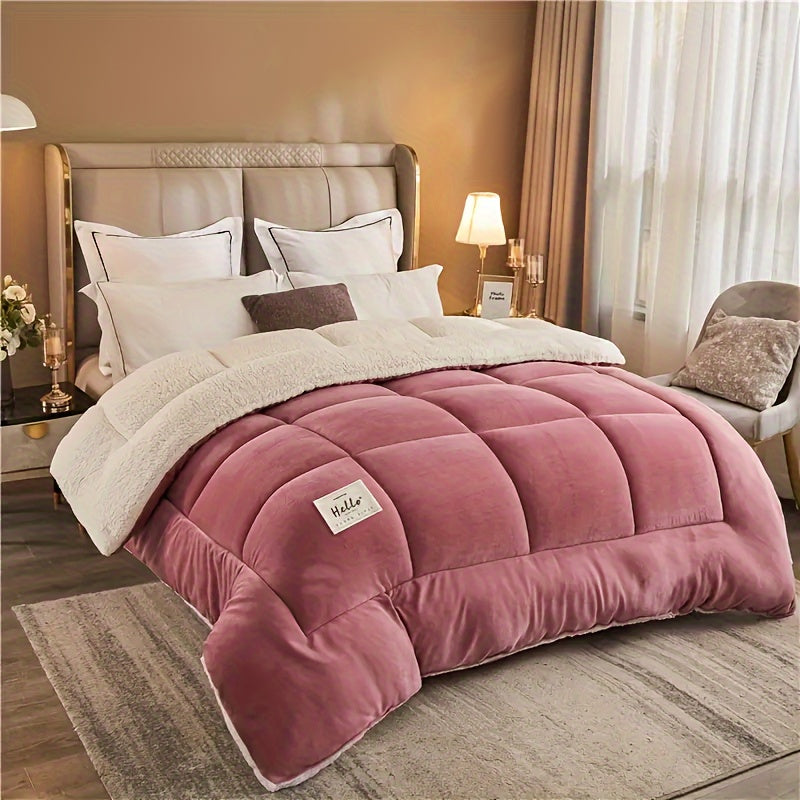 Ultra Soft Quilted Comforter - All-Season, Reversible, Machine Washable Duvet for Year-Round Comfort"