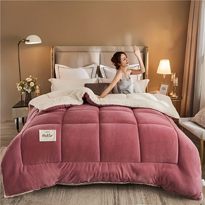 Ultra Soft Quilted Comforter - All-Season, Reversible, Machine Washable Duvet for Year-Round Comfort"