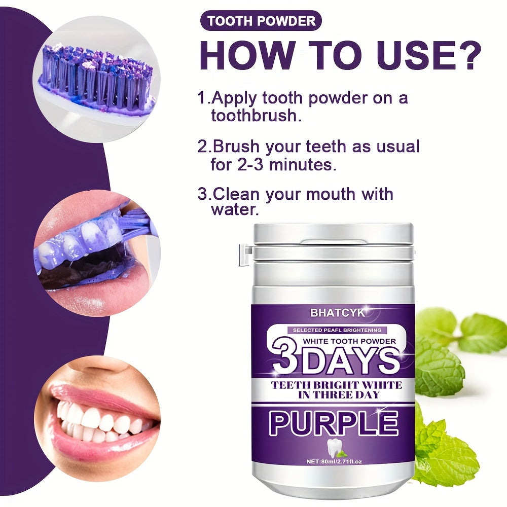 **Purple Tooth Cleaning Powder - 1 Piece**