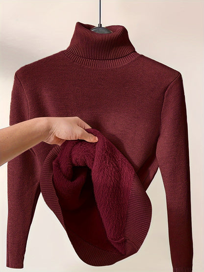 “Roll Neck Sweater: Oversized Turtleneck Sweater For Men & Women”