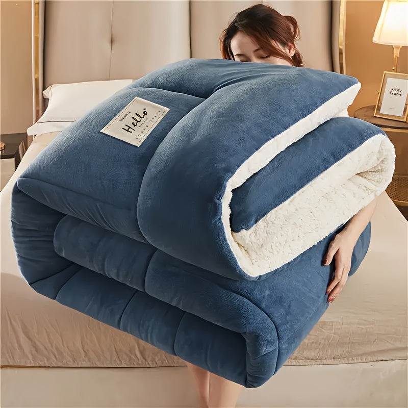 Ultra Soft Quilted Comforter - All-Season, Reversible, Machine Washable Duvet for Year-Round Comfort"