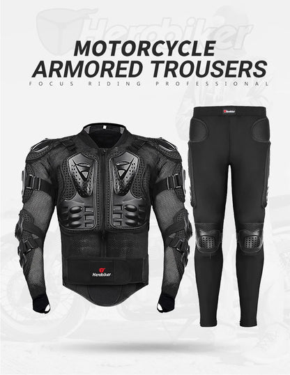 Motorcycle Armor Jacket | Ultimate Protective Gear for Motocross Racing & Riding"