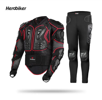 Motorcycle Armor Jacket | Ultimate Protective Gear for Motocross Racing & Riding"