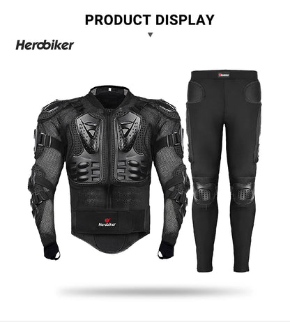 Motorcycle Armor Jacket | Ultimate Protective Gear for Motocross Racing & Riding"