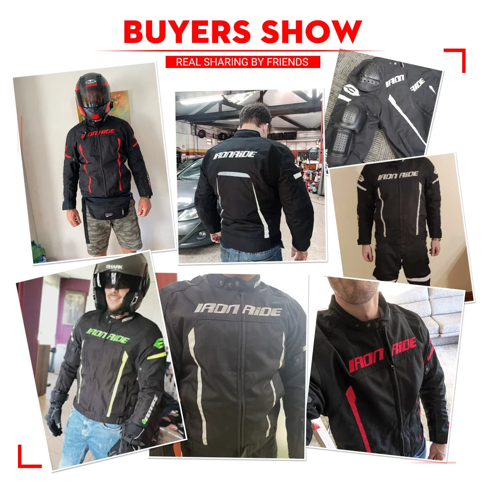 Waterproof Reflective Motorcycle Jacket & Pants Suit – Premium Unisex Biker Gear for Racing & Motocross