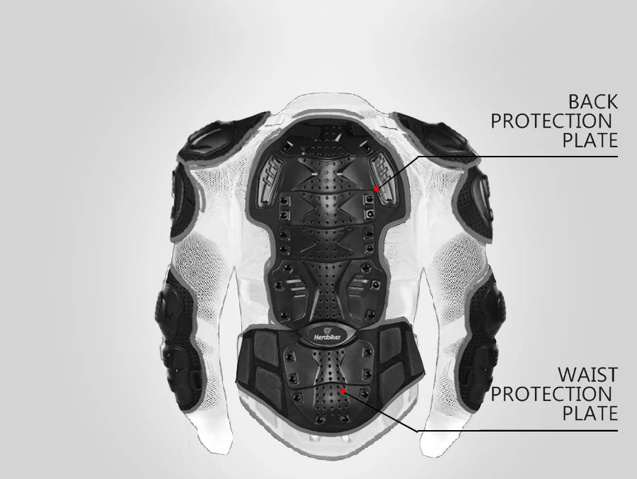 Motorcycle Armor Jacket | Ultimate Protective Gear for Motocross Racing & Riding"