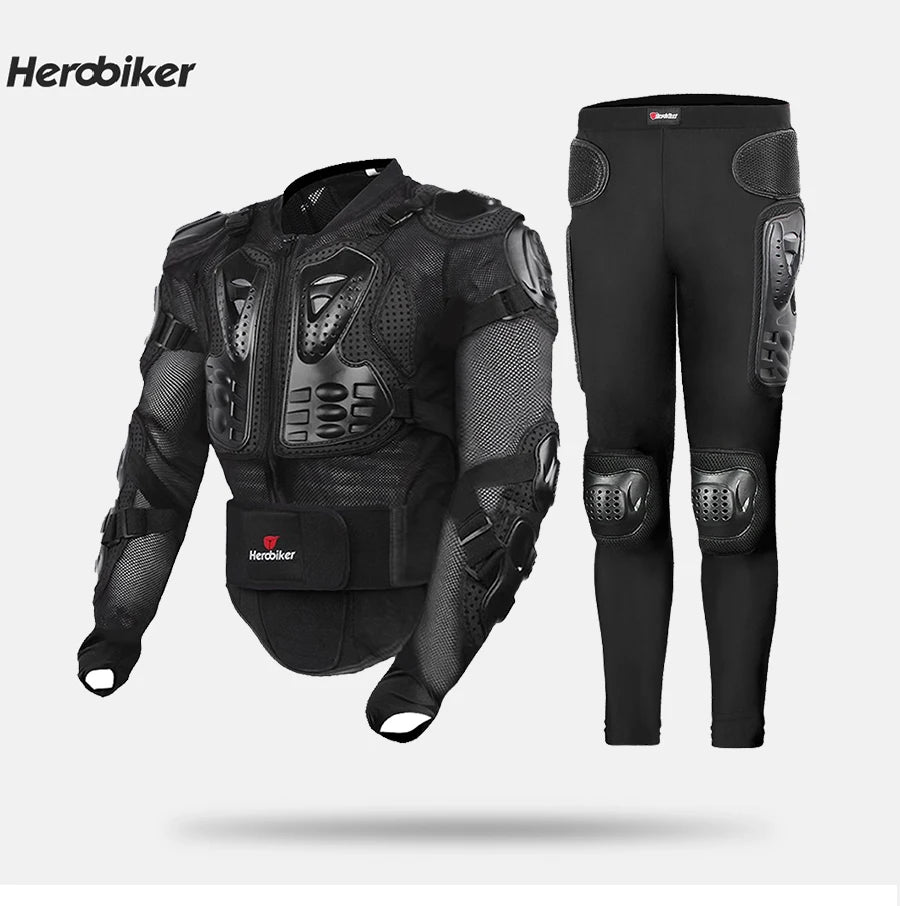 Motorcycle Armor Jacket | Ultimate Protective Gear for Motocross Racing & Riding"