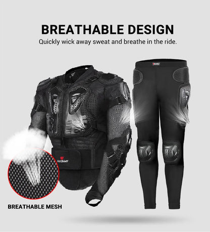 Motorcycle Armor Jacket | Ultimate Protective Gear for Motocross Racing & Riding"