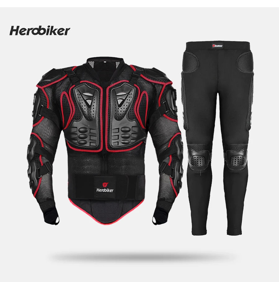 Motorcycle Armor Jacket | Ultimate Protective Gear for Motocross Racing & Riding"