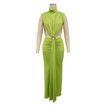 Sexy Chic Bodycon High Split Maxi Dress - Elegant Evening & Party Wear"