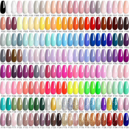 129 Colors Nail Gel Polish – 7ML Long-Lasting, Soak-Off UV/LED Gel