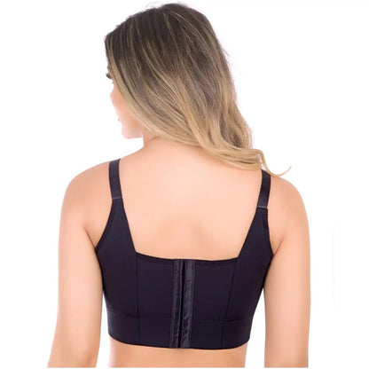 Women's Sexy Push-Up Sports Bra with Back Fat Concealment