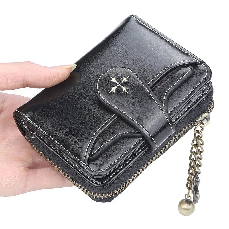 Women Wallets and Purses PU Leather Money Bag.