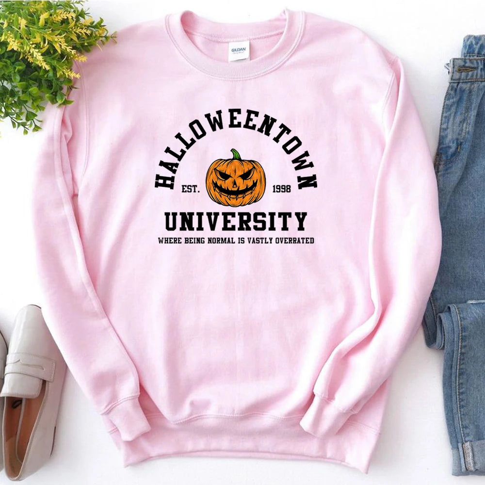 Vintage Sweatshirt Damen, Pumpkin fleece hooded sweatshirt, pullover sweatshirt