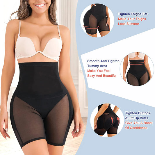 Women's High Waist Butt Lifter Shapewear with Padded Hips