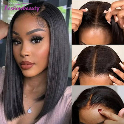 Glueless Wigs human hair Bob Wig Human Hair Without Glue 4X4 Wig For Women Human Hair Wigs 3 day  Brazilian Human Hair Wig Sale