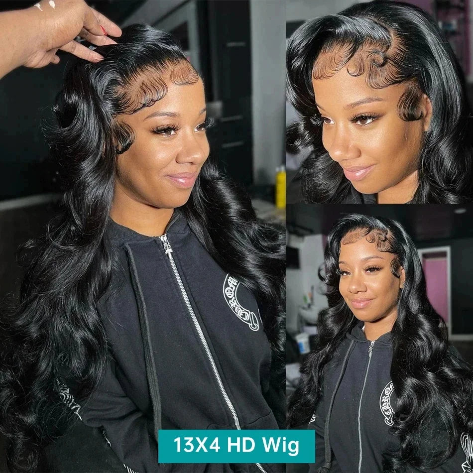 30-40 Inch Body Wave HD Lace Frontal Wig | Brazilian Remy Human Hair