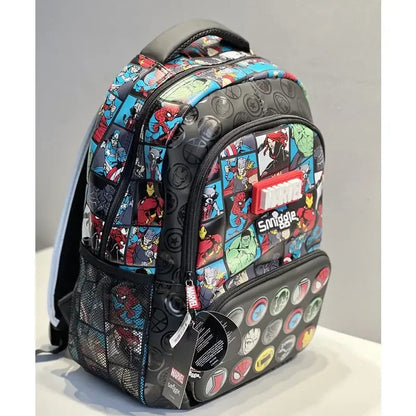 Disney Superhero Boys Backpack – Iron Man & Spiderman School Bag