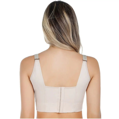 Women's Sexy Push-Up Sports Bra with Back Fat Concealment