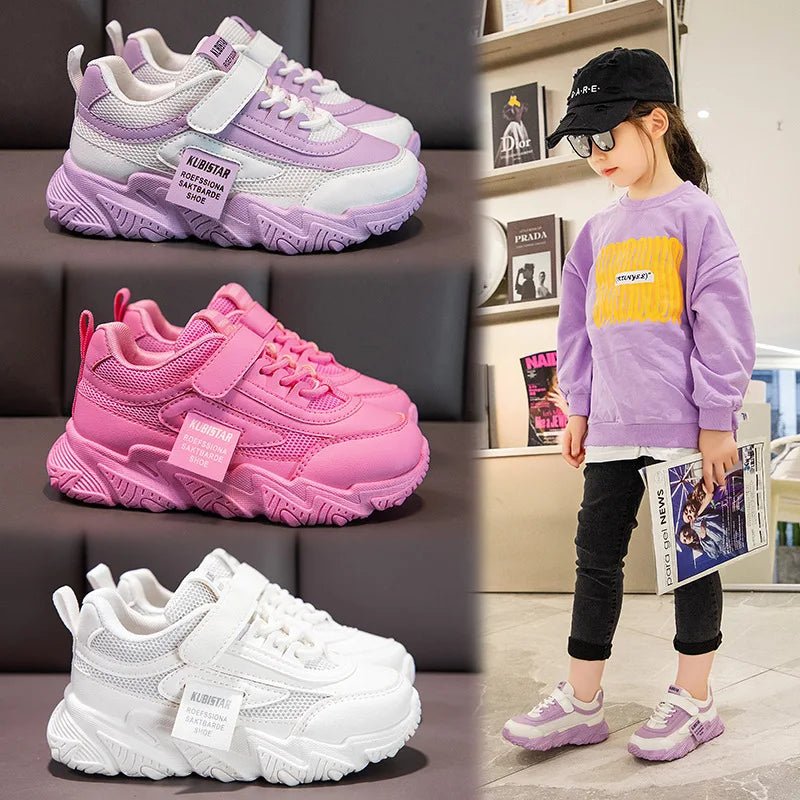 **Kids Sports Shoes - Breathable, Anti-Skid Casual Running Sneakers for Boys and Girls**