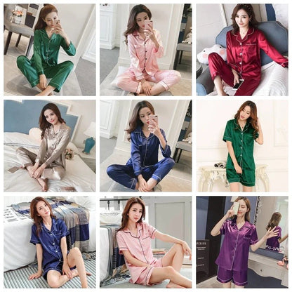 Silky Smooth Women's Satin Pajama Set for Luxurious Comfort