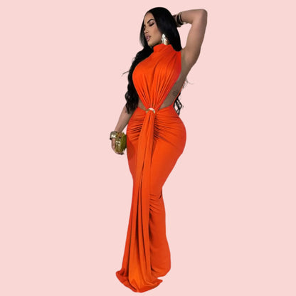 Sexy Chic Bodycon High Split Maxi Dress - Elegant Evening & Party Wear"