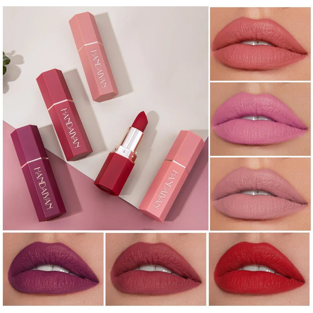 6 Colors Matte Lipstick Beauty Lip Gloss