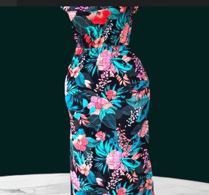 Elevate Your Style with a Long Floral Print Dress