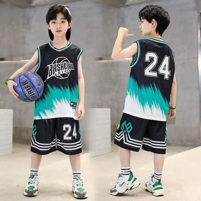 Summer Quick-Dry Boys Basketball Sports Suit