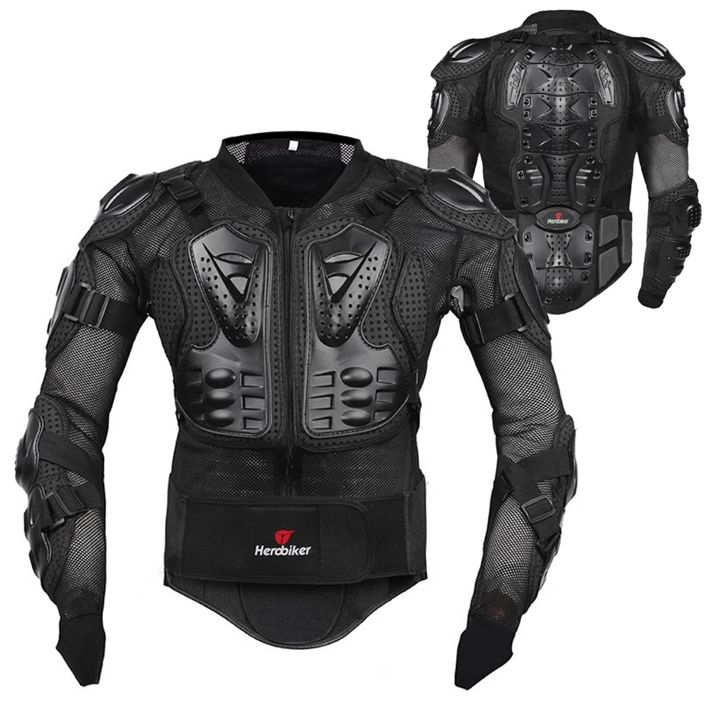 Motorcycle Armor Jacket | Ultimate Protective Gear for Motocross Racing & Riding"