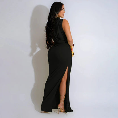 Sexy Chic Bodycon High Split Maxi Dress - Elegant Evening & Party Wear"