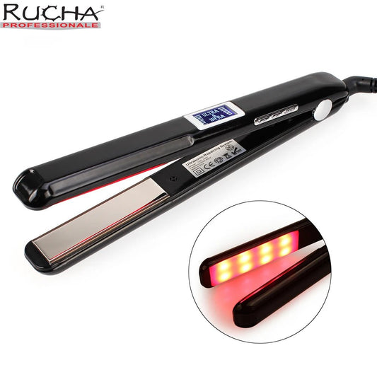 RUCHA Ultrasonic Infrared Hair Flat Iron