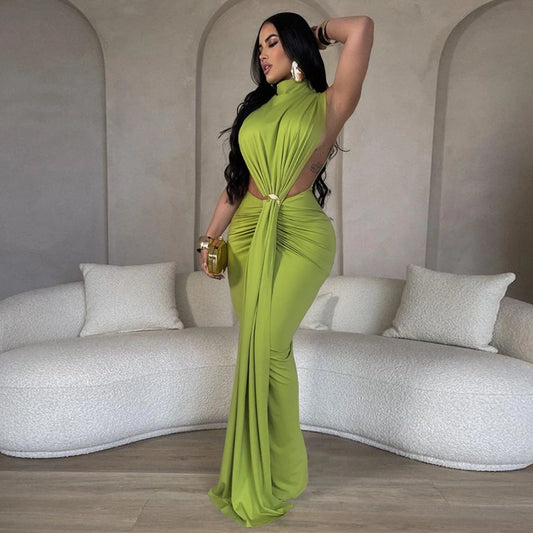 Sexy Chic Bodycon High Split Maxi Dress - Elegant Evening & Party Wear"