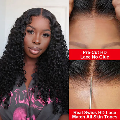 exclusive best glueless wigs near me | Ready to Wear Brazilian Curly Human Hair Wig