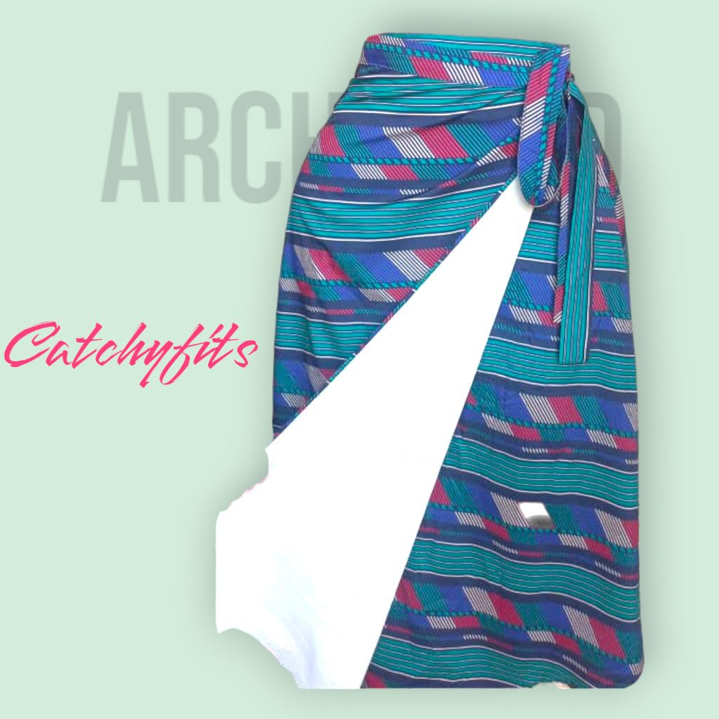 Multiple coloured wrapper Skirt