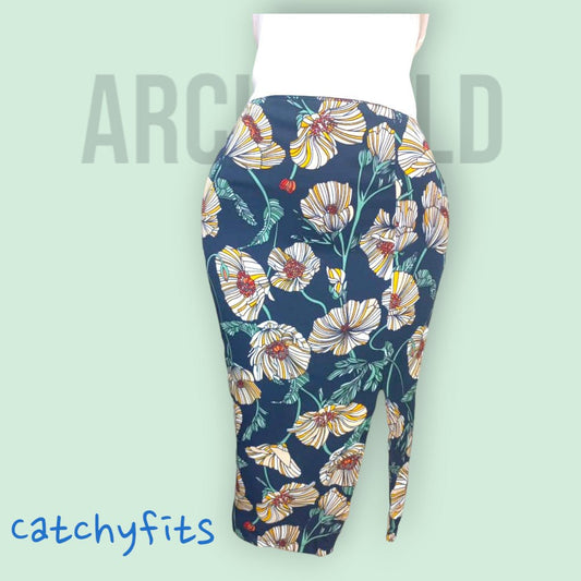 Beach Babe Pencil Skirt - Summer Chic