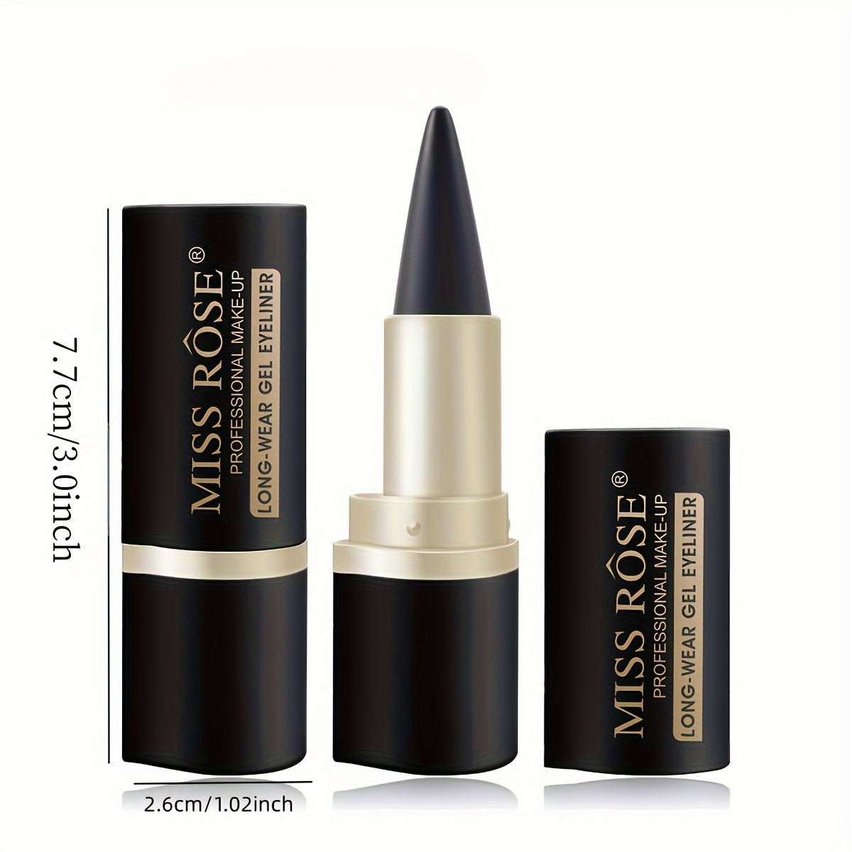 Long-lasting Matte Black Waterproof Eyeliner Balm