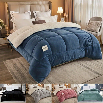 Ultra Soft Quilted Comforter - All-Season, Reversible, Machine Washable Duvet for Year-Round Comfort"