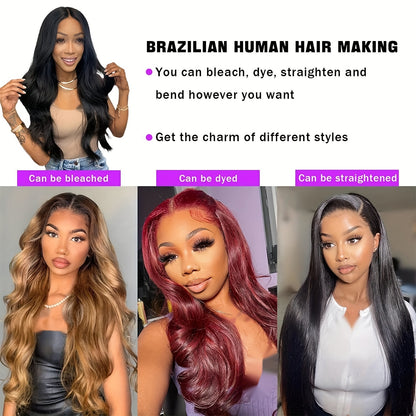 10A Virgin Body Wave Human Hair Bundles 100% Unprocessed Body Wave Human Hair 3 Bundles Double Weft Human Hair Weave Natural Black Color