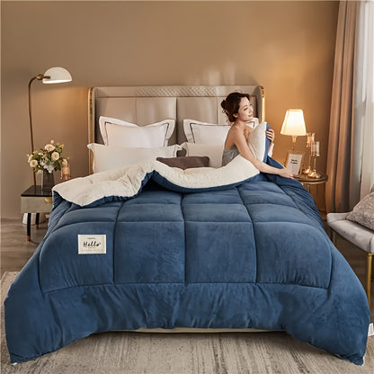 Ultra Soft Quilted Comforter - All-Season, Reversible, Machine Washable Duvet for Year-Round Comfort"